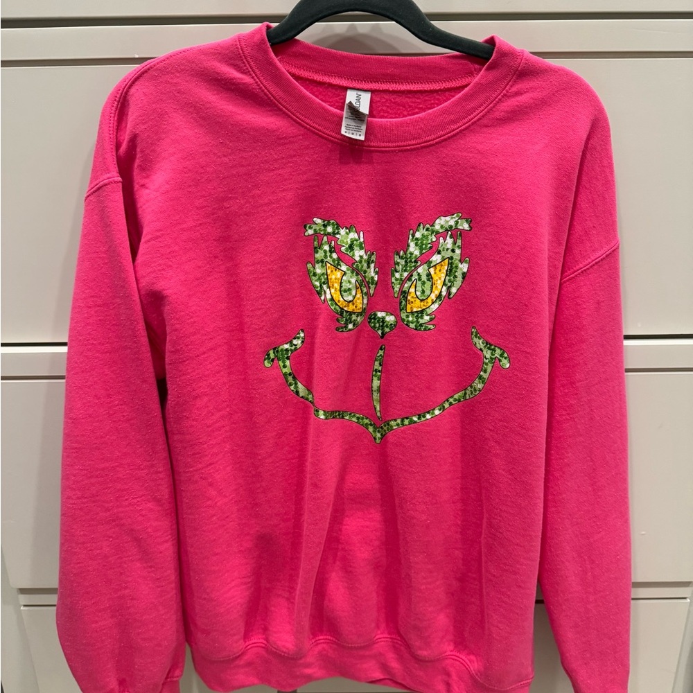 Gildan Bright Pink Sweatshirt